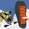 USB Heated Shoe Insoles Electric Heated Shoes Pad Cuttable Foot Warming Pad Washable Rechargeable Foot Warmer for Skiing Hiking