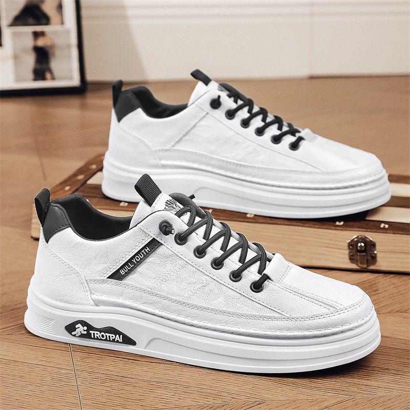 

Мужские осенние повседневные белые легкие кожаные кроссовки Size 41 серый