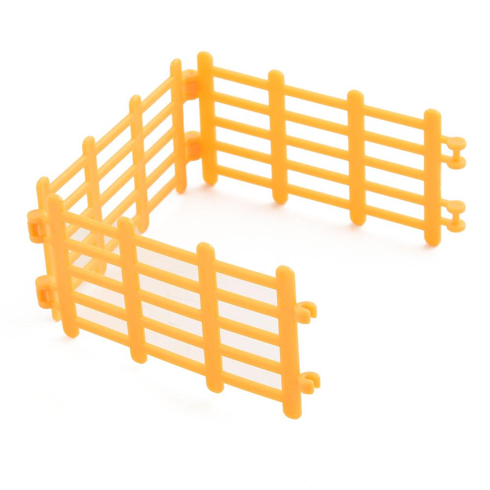 10Pc/Set Fence Decoration Model Simulation Farm Ranch DIY Sand Table Fence Accessories Static Trumpet Children Toy 5 Styles