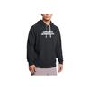Under Armour Rival Fleece Loose Fit Soft Comfortable Hoodie Men Hoodies Black White 1389428-001