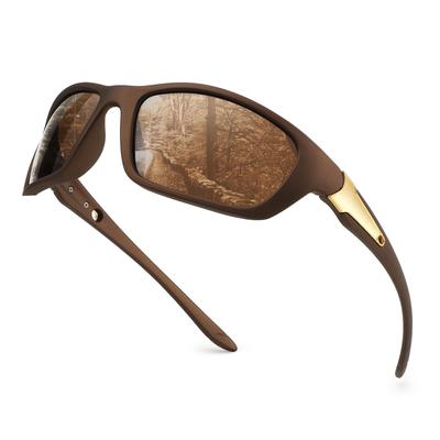 FEISEDY Sports Sunglasses for Polarized Lightweight Metal UV400 TAC Unisex Suitable for Baseball Men, Lenses, Frame, Protection, Sunglasses, Running,