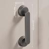 Waterproof Suction Cup Door Handle Reusable Removable Shower Sliding Door Handle Anti-slip Glass Door Handle Bathroom Hardware