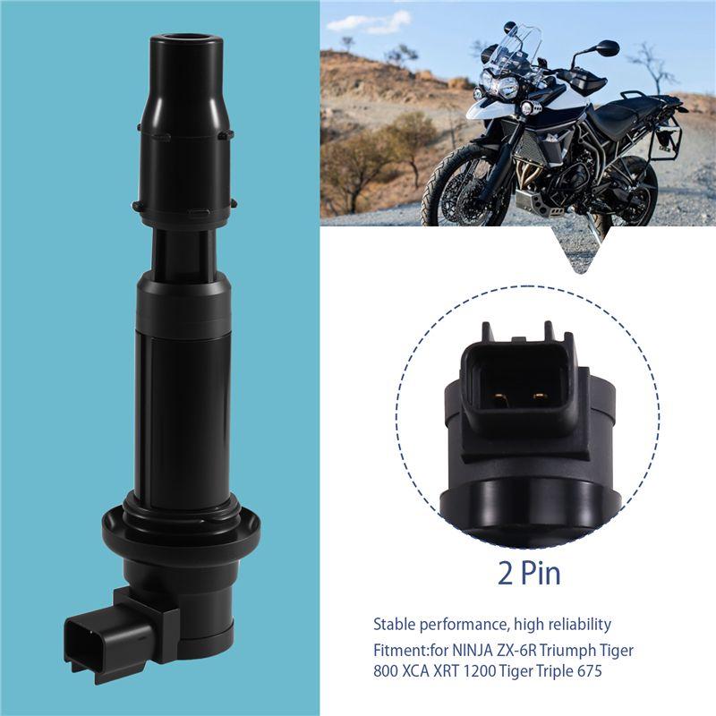 1 Pcs Ignition Coil F6T553 For Motorcycle For KAWASAKI NINJA ZX-6R Triumph Tiger 800 XCA XRT 1200 Tiger Triple 675