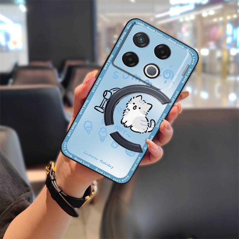 Phone Pouch Shockproof Phone Case For Infinix GT 20 Pro/X6871 Fashion Design Full Wrap Cute Silicone Graffiti Durable