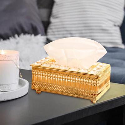 Tissue , Dispenser Rectangular Napkin Holder Decorative Box for Organizer