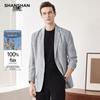 SHANSHAN Men's 100% Linen Lightweight Blazer
