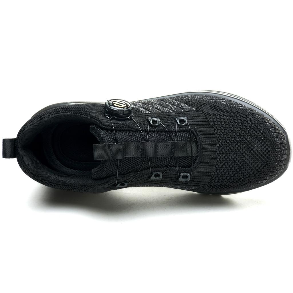 Men's Steel Toe Safety Shoes Lightweight Puncture-Protective Work Boots Indestructible Comfortable Work Footwear for Men