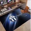 Personalized Crystal Velvet Carpet FC Zürich Pattern Non Slip Floor Rug