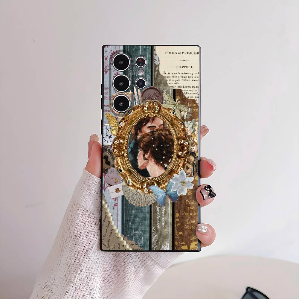 P-Pride and P-Prejudice Phone Case for Samsung S series s21 s22 s23 s24 s25 FE Plus Ultra TPU Soft to Skin-friendly case