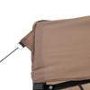 Vidaxl Pop-Up Party Tent with 3 Walls, Brown