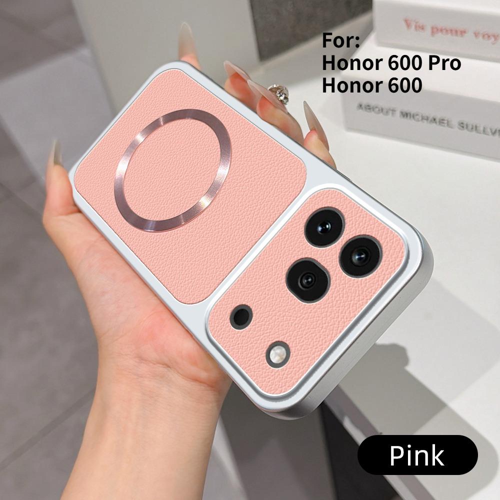 For Honor 600/600 Pro Case New Lychee Pattern CD Magnetic Ring Ultra-Thin Cover For Honor 600 Pro Shockproof Bumper Funda