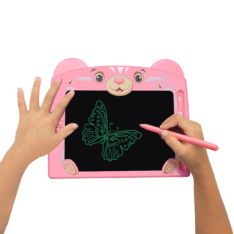 8.5 Inch Color Electronic Digital Writing Tablets Kids' Cartoon Kitten Drawing Board LCD Memo Pads Toy