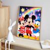 Disney Mickey Minnie Donald Diamond Art Painting Kit Magical Castle Wall Decor Handmade Gift