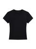 Women's Straight Shoulder Slim Fit T-Shirt - Short Sleeve, Versatile Summer Top