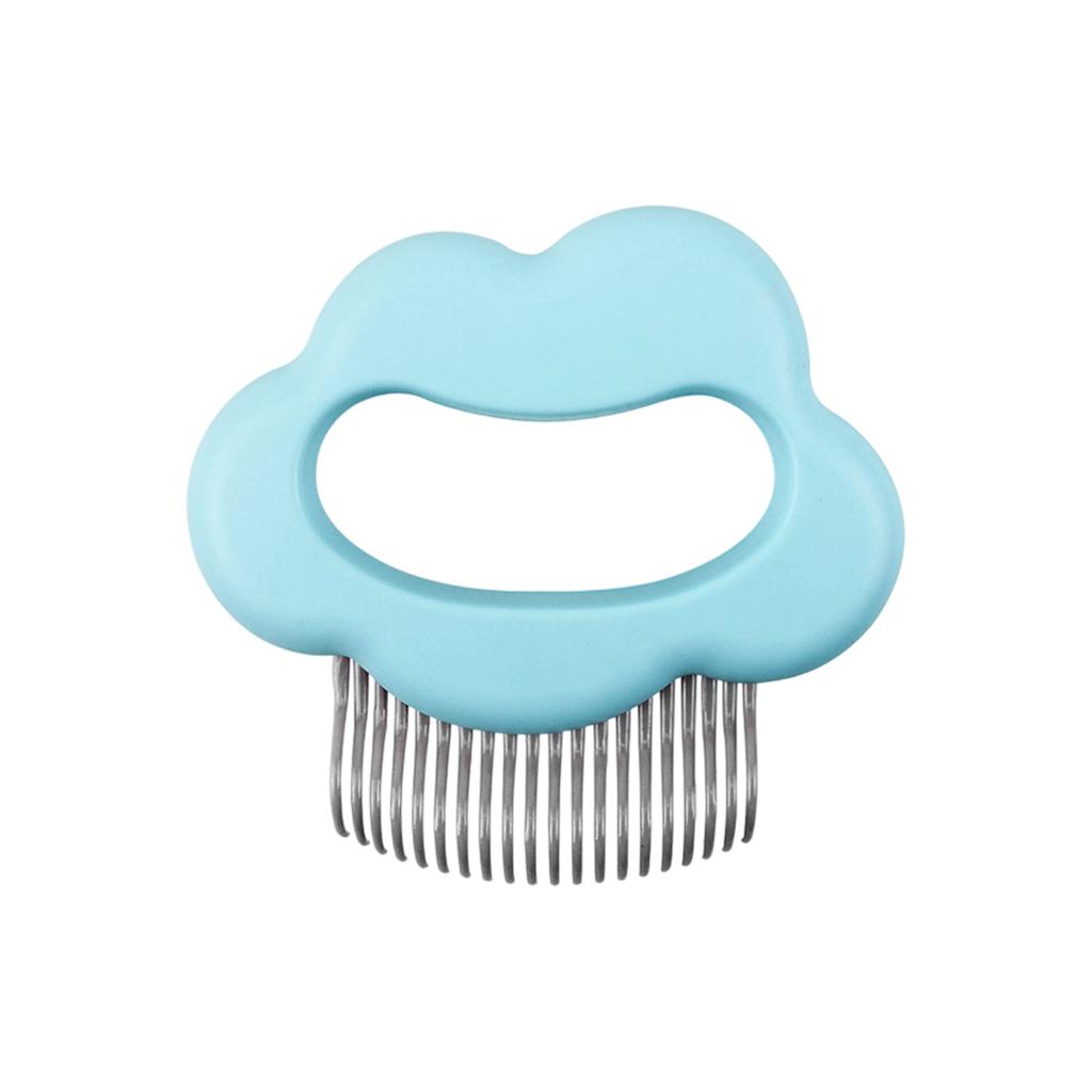 Cute Cloud Pet Grooming Comb - Gentle Deshedding Brush For Cats & Dogs, Effective For Long & Short Hair