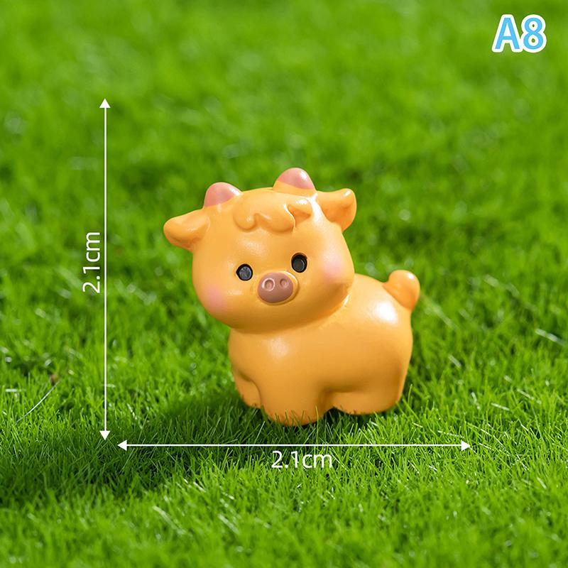 

Figurines Miniatures Cute Small Tree Potted Micro Landscape Ornaments For Home Decorations Office Desk Accessories