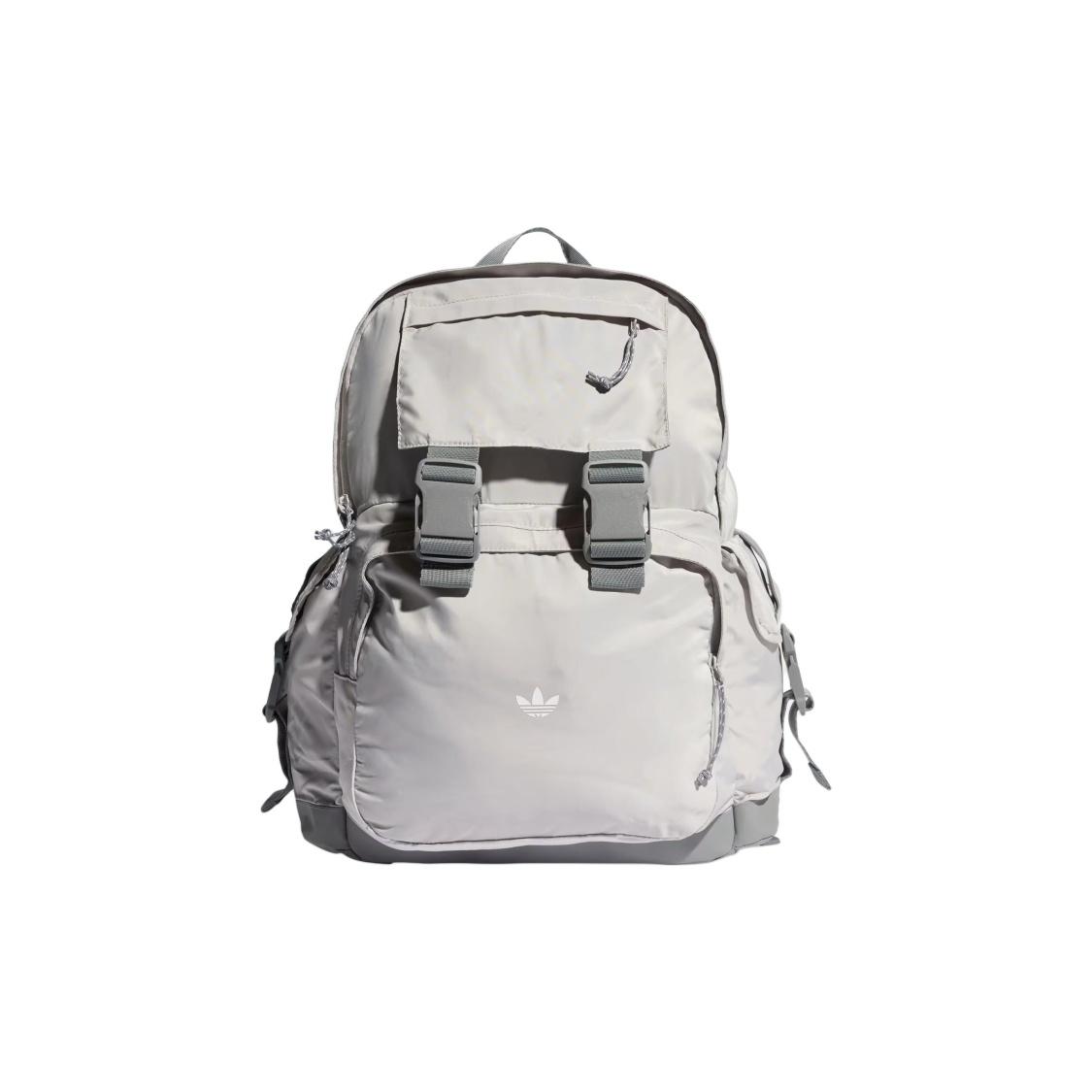 Adidas Originals Polyester Backpack Unisex Gray One Size