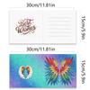 12Pcs DIY Diamond Painting Greeting Card Kit Diamond Art Painting Greeting Cards for Beginner Adult Birthday Holiday Blessing