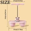 with Handle Outdoor Bouncing Ball Cartoon Elastic Balance Ball Toys  Training Equipment