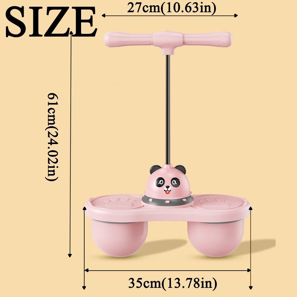 with Handle Outdoor Bouncing Ball Cartoon Elastic Balance Ball Toys  Training Equipment
