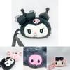 Sanrio Kuromi Melodie Plush Toy Crossbody Bag With Lace For Kids And Teens
