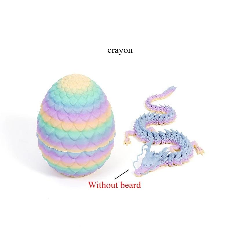 3D Printed Snake Egg and Dragon Egg Toys Fully Articulated Snake Dragon Collection Surprise Simulation Toy Decoration