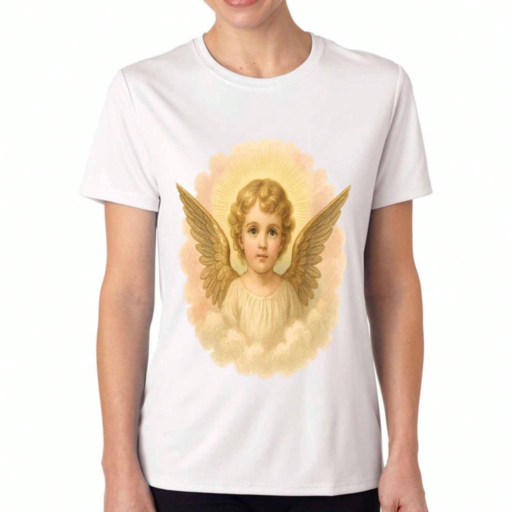 Wolf Lotus Unisex's Cotton T Shirt, Premium Cotton Graphic Print, Durable, Casual And Fashionable. Artistic Wolf With Lotus Flower Design, Stylish And