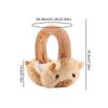 Winter Ear Muffs Plush Cartoon Capybara Earmuffs Foldable Winter Ear Covers for Outdoor Sports Skiing Snow Cold Weather