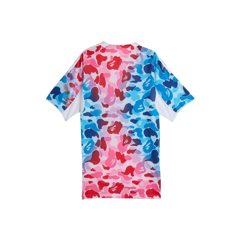 Adidas X A Bathing Ape Collaboration FB Jersey Sports Crew Neck Raglan Short Sleeve Jersey Unisex jersey KA0040