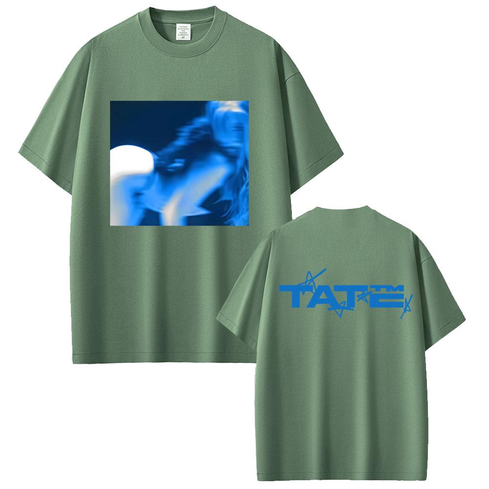 Tate McRae TiT for Tat Album 2025 T-shirt Unisex Women Fashion Pop Music T Shirt Unisex Casual Cotton Vintage Short Sleeve T-shirts