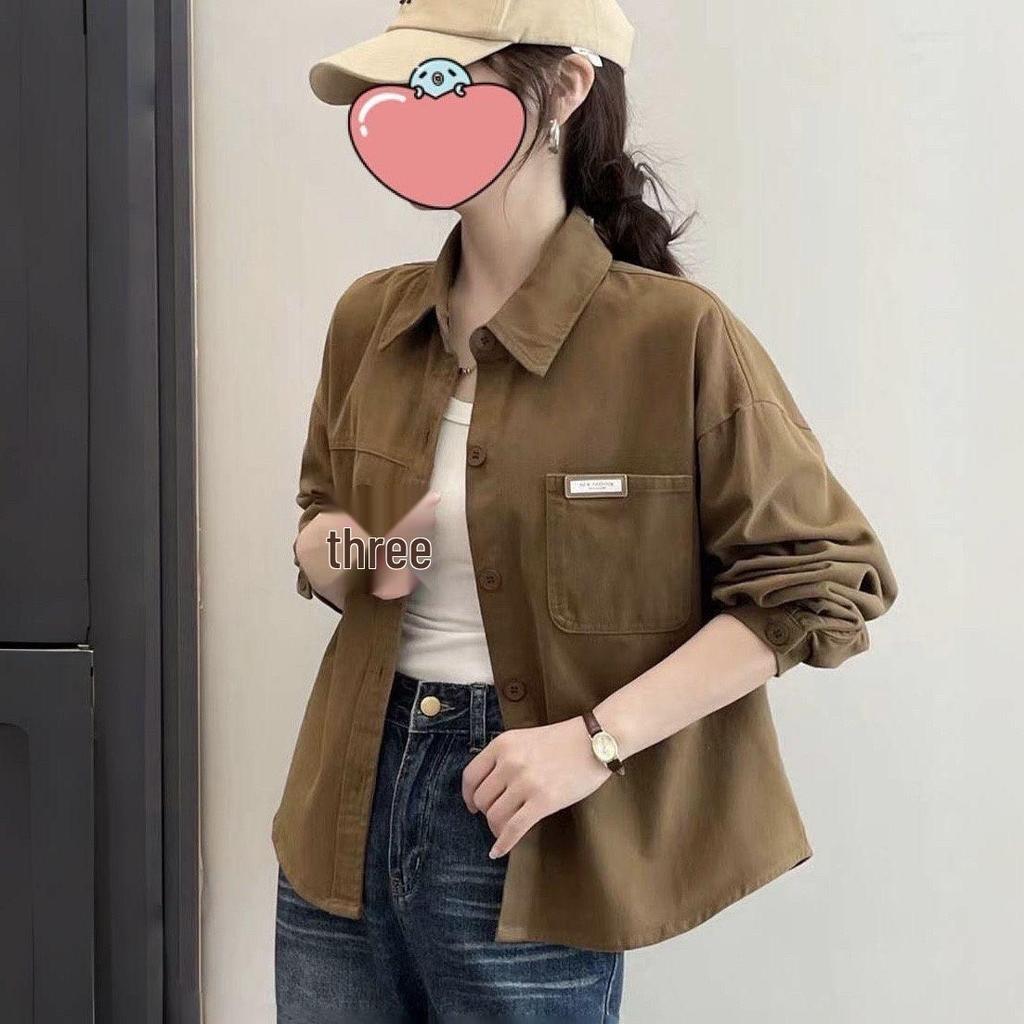 2026 Korean Style Pink Casual Loose Shirt: Trendy & Versatile for Early Spring
