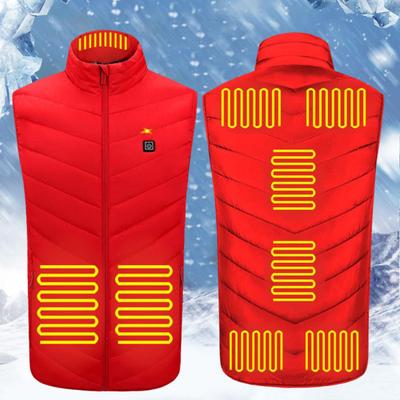 Heating Waistcoat Intelligent Thermostat 9 Heating Zones Unisex USB Heating Winter Waistcoat for Parents