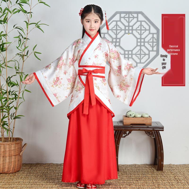 June 1st Children's Tang Suit: Fairy, Princess, Guzheng, Ancient Hanfu & Imperial Concubine Costumes for Performance