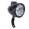 Vintage Bicycle Front Light Retro Bike Front Lamp 6 LED Headlight with Bracket for Night Riding Cycling Black
