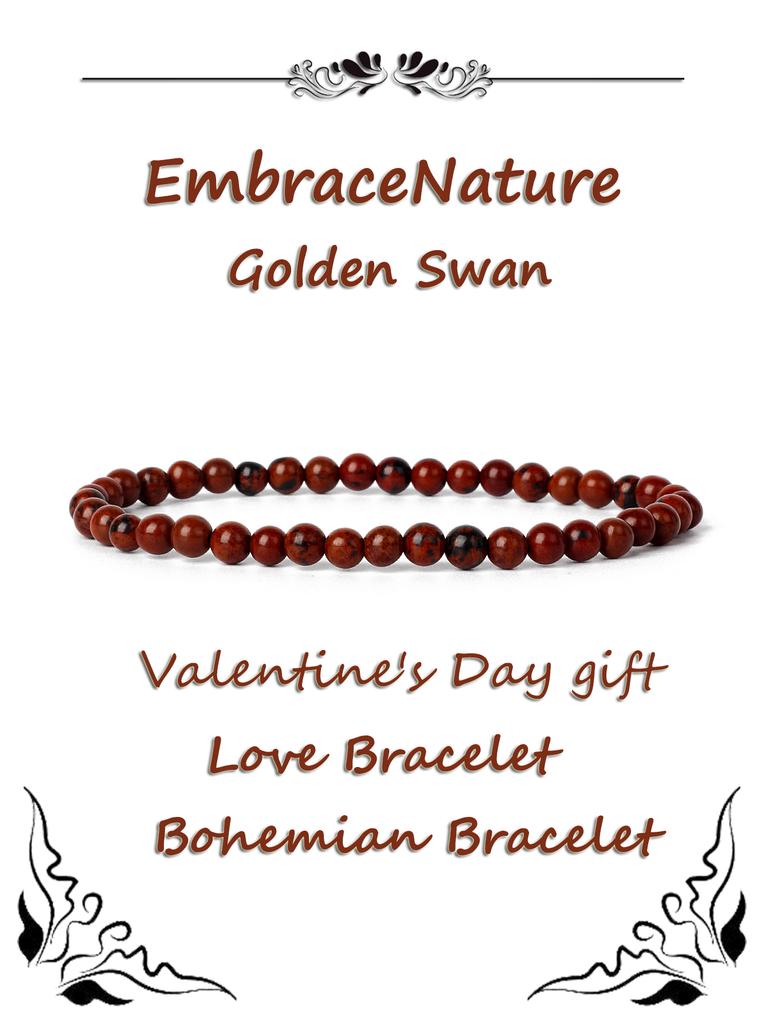 4mm Egg Jasper, Sodalite, Moss Agate Healing Bead Bracelet – Vitality, Calm, Mysticism & Growth | Natural Crystal Energy Jewelry