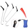4Pcs Car Damage Rods Rod Opening Tool Car Dent Repair Tool Hand Set Rotated Handle Auto Body Dent Removal Tool
