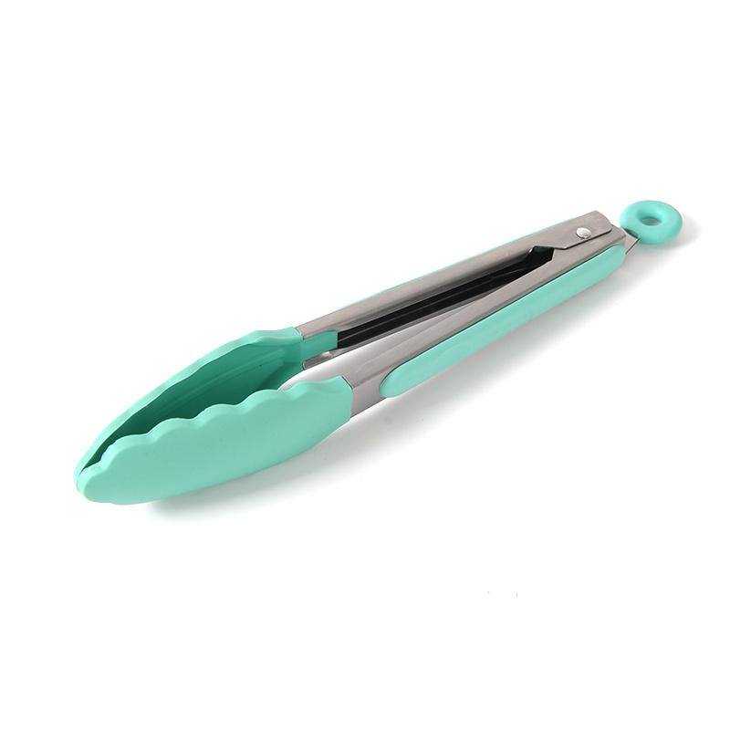 1/3pcs Stainless Steel Cooking Tongs with Non-Slip Silicone Tips 9inch Heat-Resistant Tongs for BBQ Oven Grilling Salad Kitchen