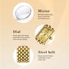 LIGE Luxury Square Ladies Watches Waterpoof Stainless Steel Quartz Wristwatches Fashion Classic Business Gift Watches For Woman