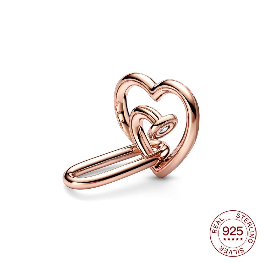 Novo Real S925 Prata Esterlina Me Charm Unicórnio Estrela Hoop Bead Fit Original Me Pulseiras Mulheres Coração Jóias Para Presente