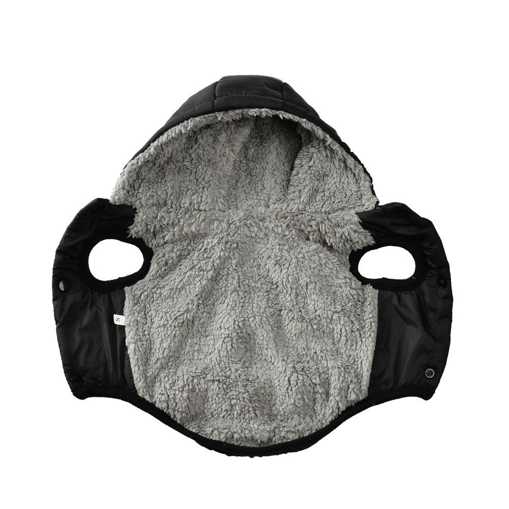 Windproof Hooded Jacket for Small Dogs – Autumn & Winter Pet Wear