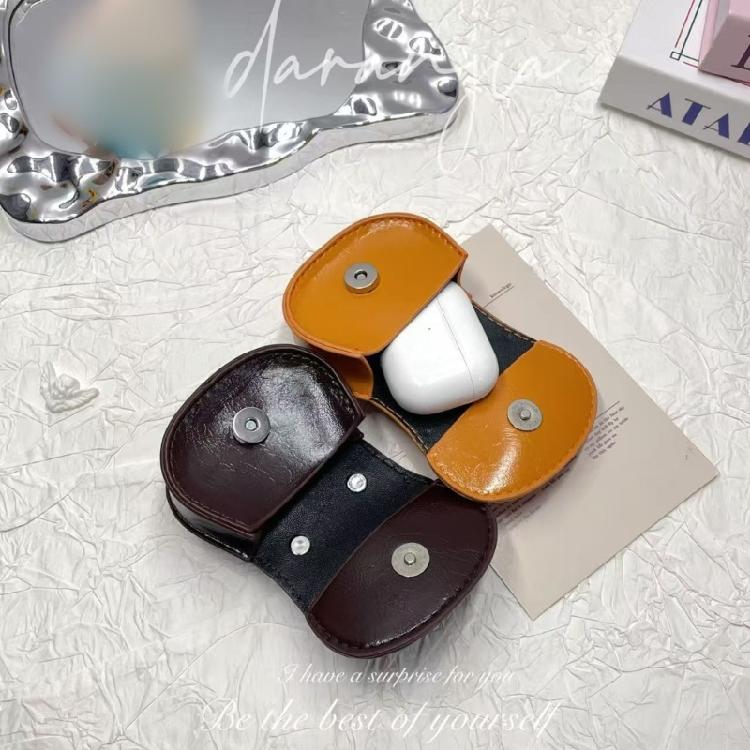 Schicke Hufeisen-Design Schlüsselanhänger-Tasche Weiche Echte Lederkonstruktion Ergonomischer Metallclip Zur Befestigung an der Tasche