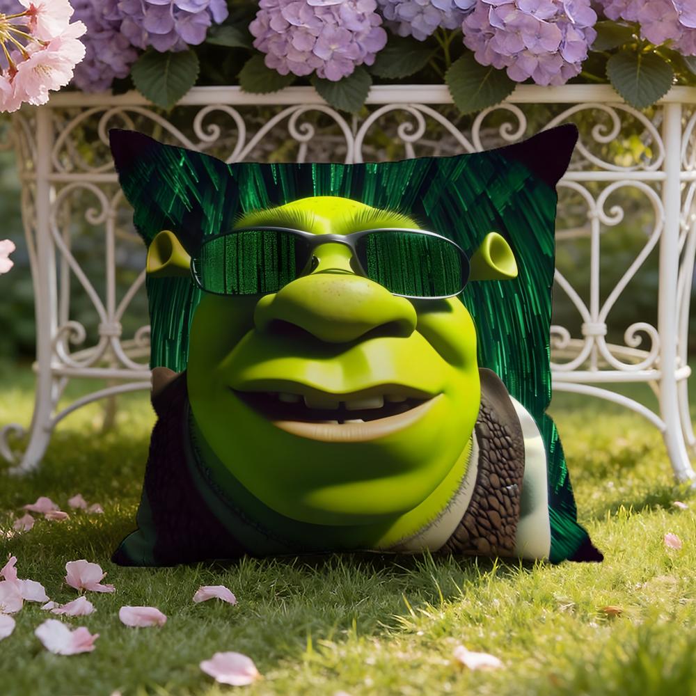 

Anime S-ShrekS Cushion Cover Home & Car Dual-Scene Pillow Cover: Reversible for Premium Comfort 30X30cm