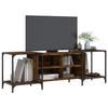 VidaXL Meuble TV chêne fumé 153x37x50 cm bois d'ingénierie 837604