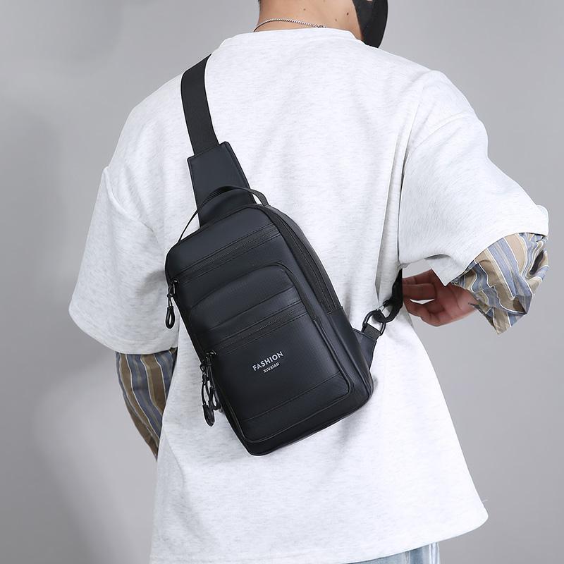 Men's Chest Bag Outdoor Shoulder Bag Large Capacity Crossbody Bag