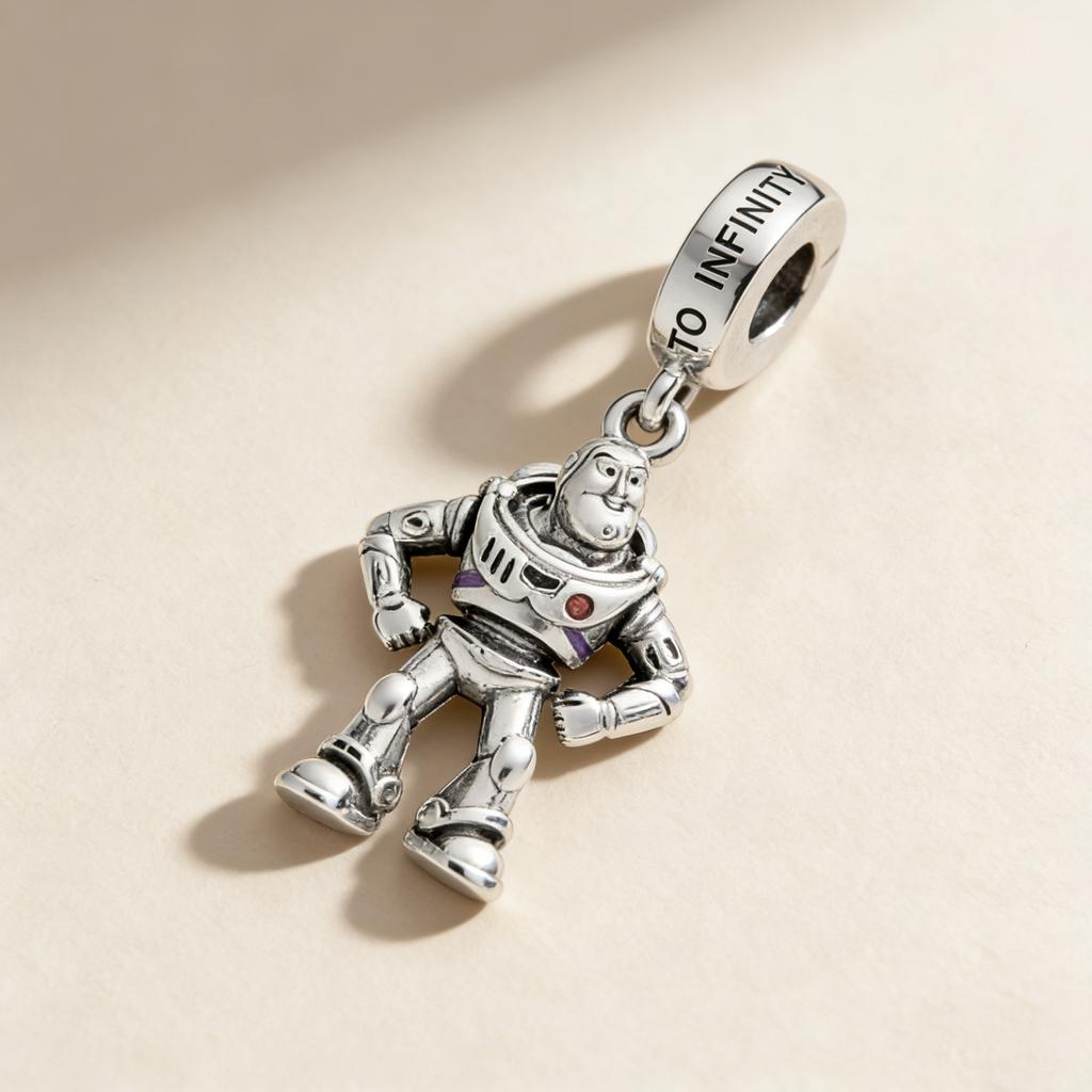 Toy Story Monsters, Inc.Stitch,Dumbo,Winnie the Pooh,Charm Beads Dangle Fit Snake Bracelet Necklace Beads For Diy Jewelry