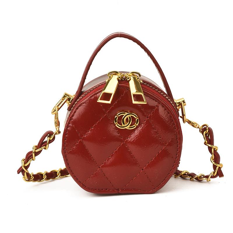 Single-shoulder Bag Style, Suitable for Both Boys and Girls, Small Round Bag for Children, Children's Accessory Bag
