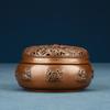 Decoration Red Copper Crafts Utensils Eight Treasures Incense Burner