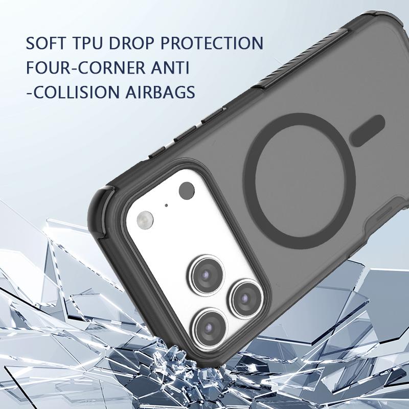 2 in 1 Matte Magsafe Magnetic Shockproof Phone Case For Samsung Galaxy S25 S26 Ultra S25 S26 Plus Skin-Feel Protective Cover
