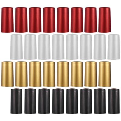 200 Piezas Cápsulas Termorretráctiles para Botellas PVC Corchos Mangas Cubierta para Botellas Caseras