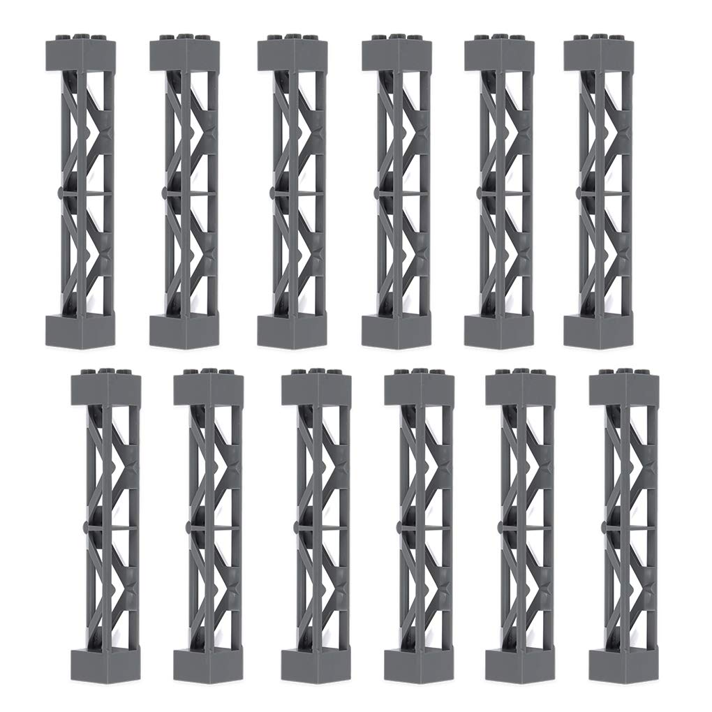 INIBUD Klasyczna Kompatybilna Płyta Bazowa z Klocków, 16x32mm, Dwustronna, z Kołkami, Zestaw 3 Płyt i 12 Kołków